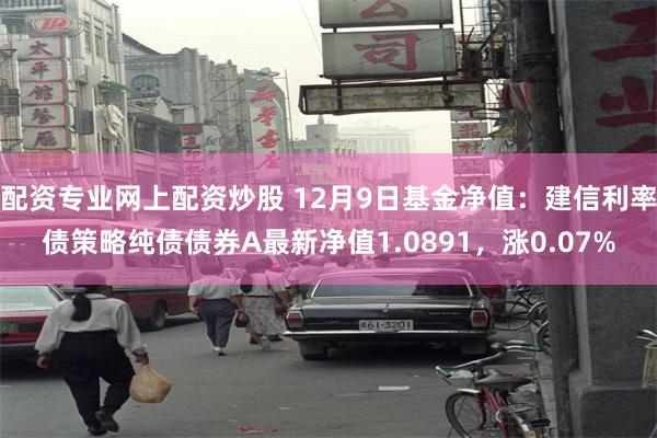 配资专业网上配资炒股 12月9日基金净值：建信利率债策略纯债债券A最新净值1.0891，涨0.07%