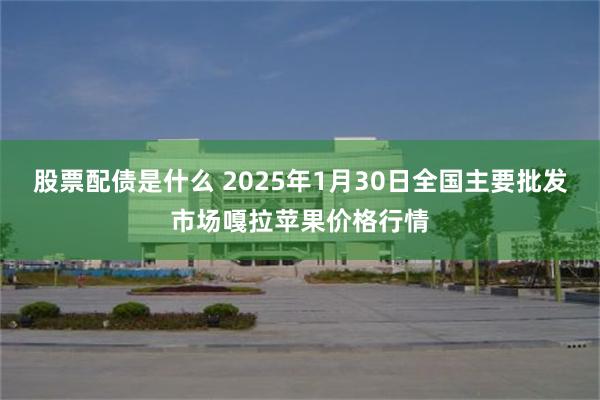 股票配债是什么 2025年1月30日全国主要批发市场嘎拉苹果价格行情